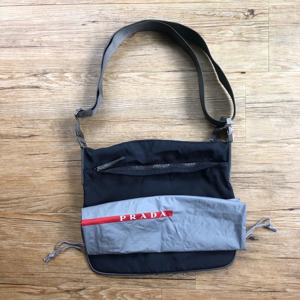 Navy Prada Sport Crossbody